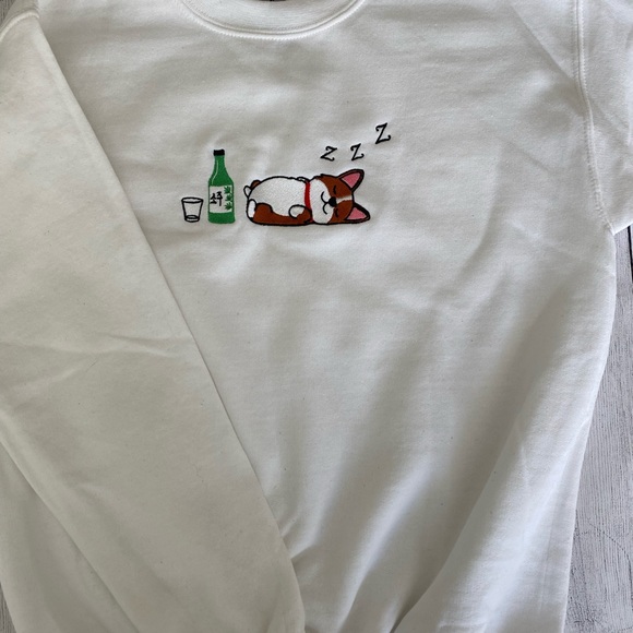 Soju Lovers Embroidered Sweatshirt - Picture 4 of 4